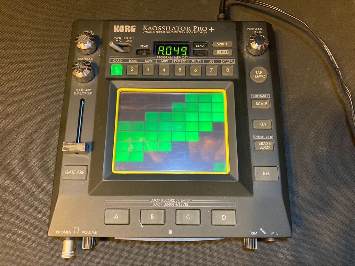 KORG KAOSSILATOR PRO+ 動作確認済 アダプターと説明書付き カ