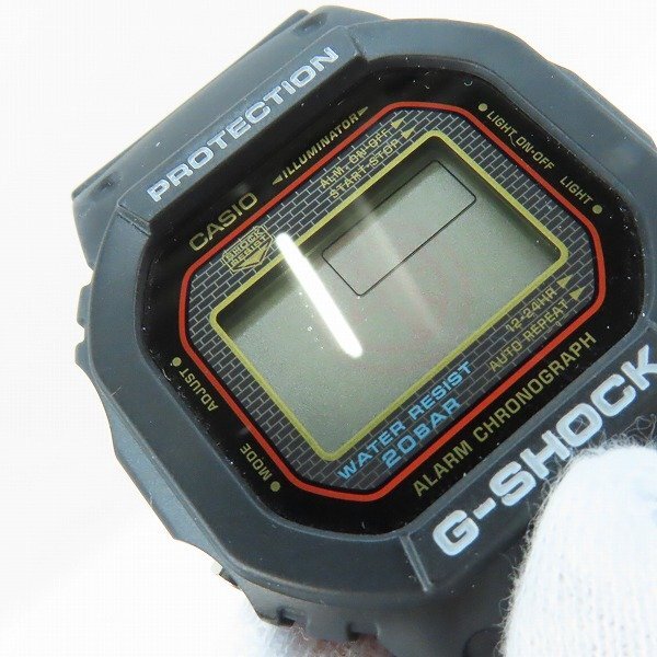 G-SHOCK/Gショック 復刻スパイクリー25周年記念 DW-5000SL-1DR【動作