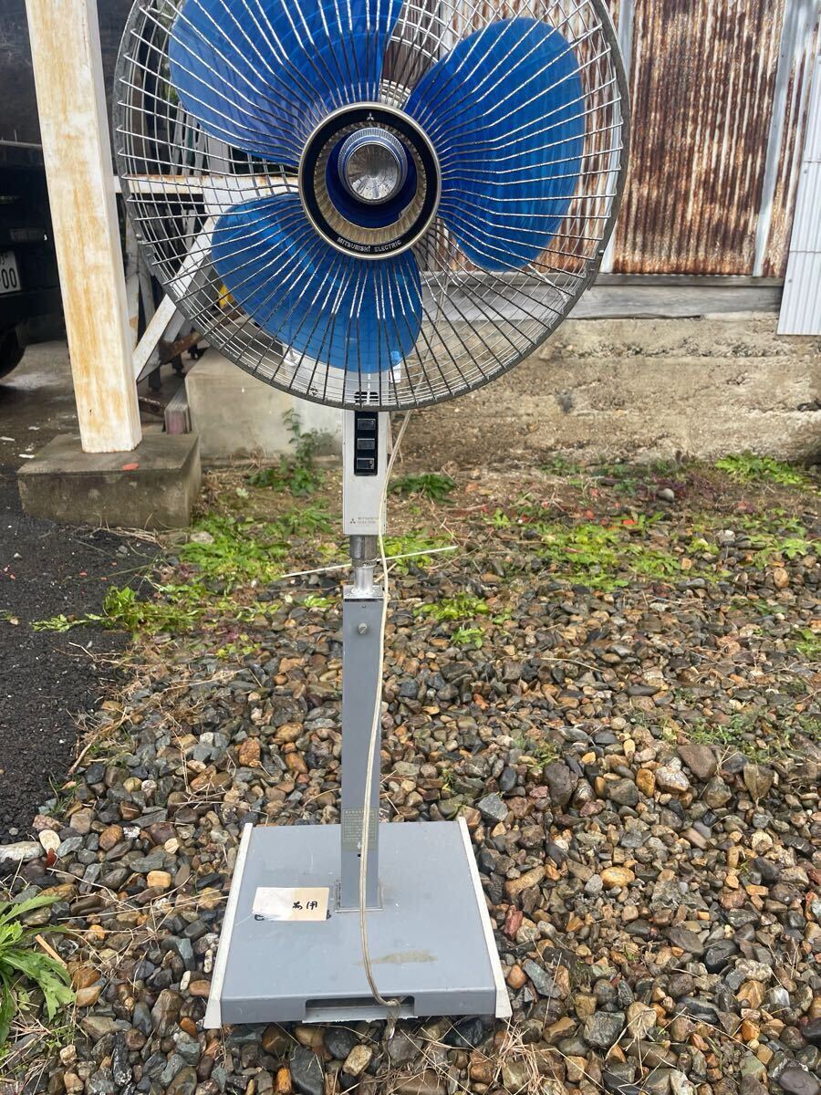 電化製品 昭和レトロ 三菱電機 鉄製扇風機 DM-12GD 30cm 羽根 元箱付き