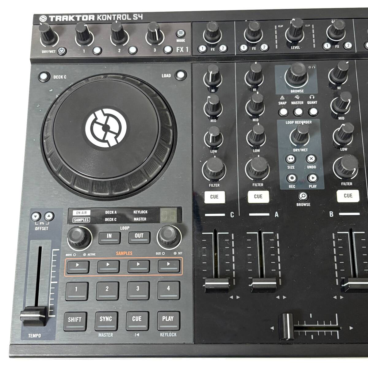 TRAKTOR KONTROL S4 DJコントローラー [動作未確認 ジャンク品] #10738