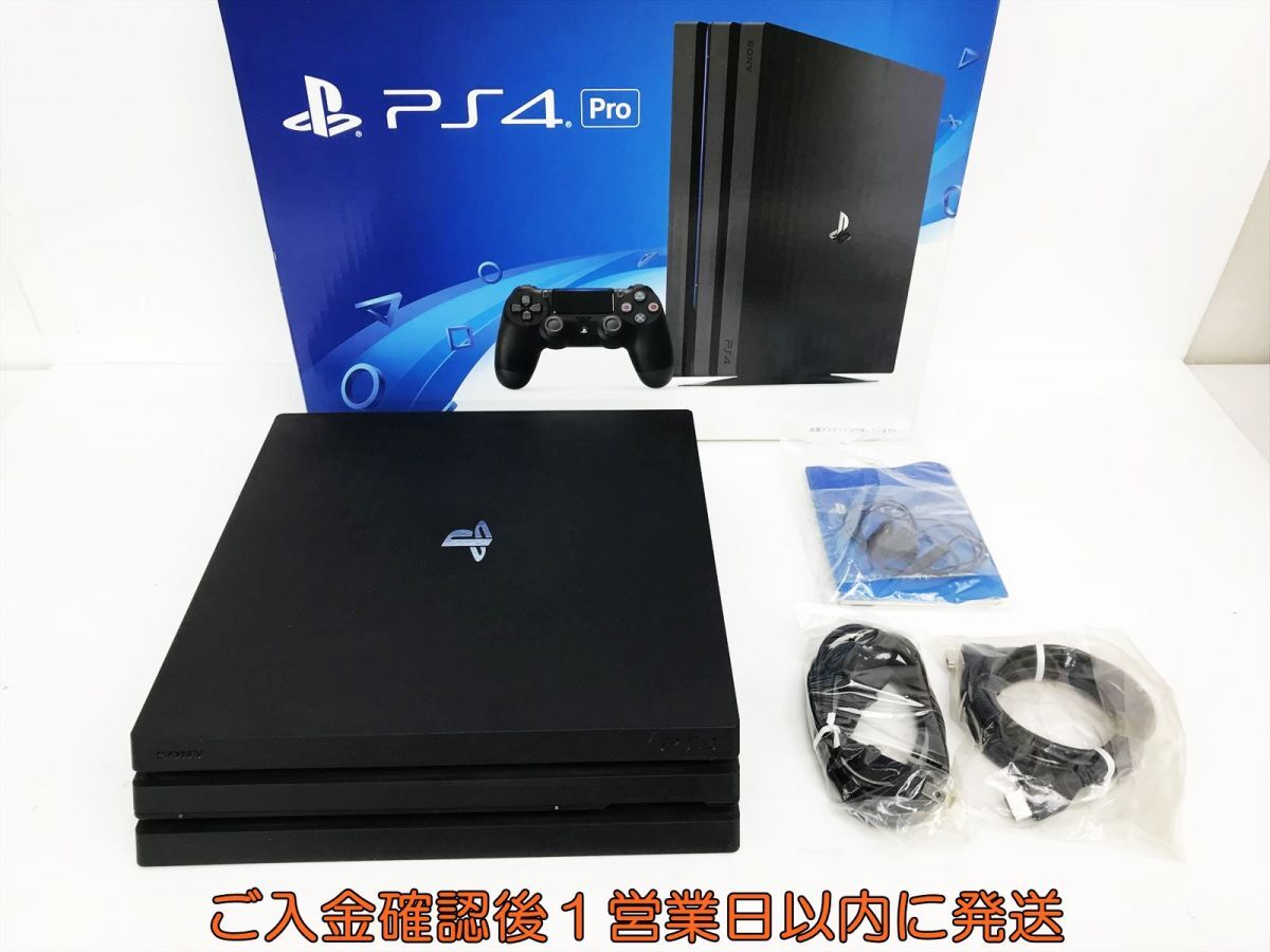 1円】PS4Pro 本体/箱 セット 1TB ブラック SONY PlayStation4 CUH