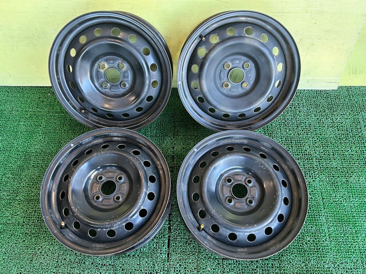C41 スチールホイール 16x5.5J 4本セット ラクティス 自家塗装 トヨタ