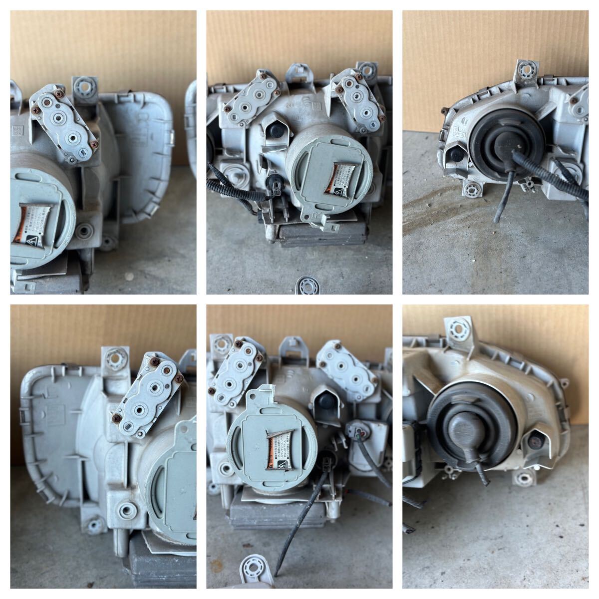 KA1409 日産　UD クオン　ヘッドライト　ヘッドランプ　ウィンカー　サイドマーカー　左右セット クオン UD 日産 右 純正 みんカラ