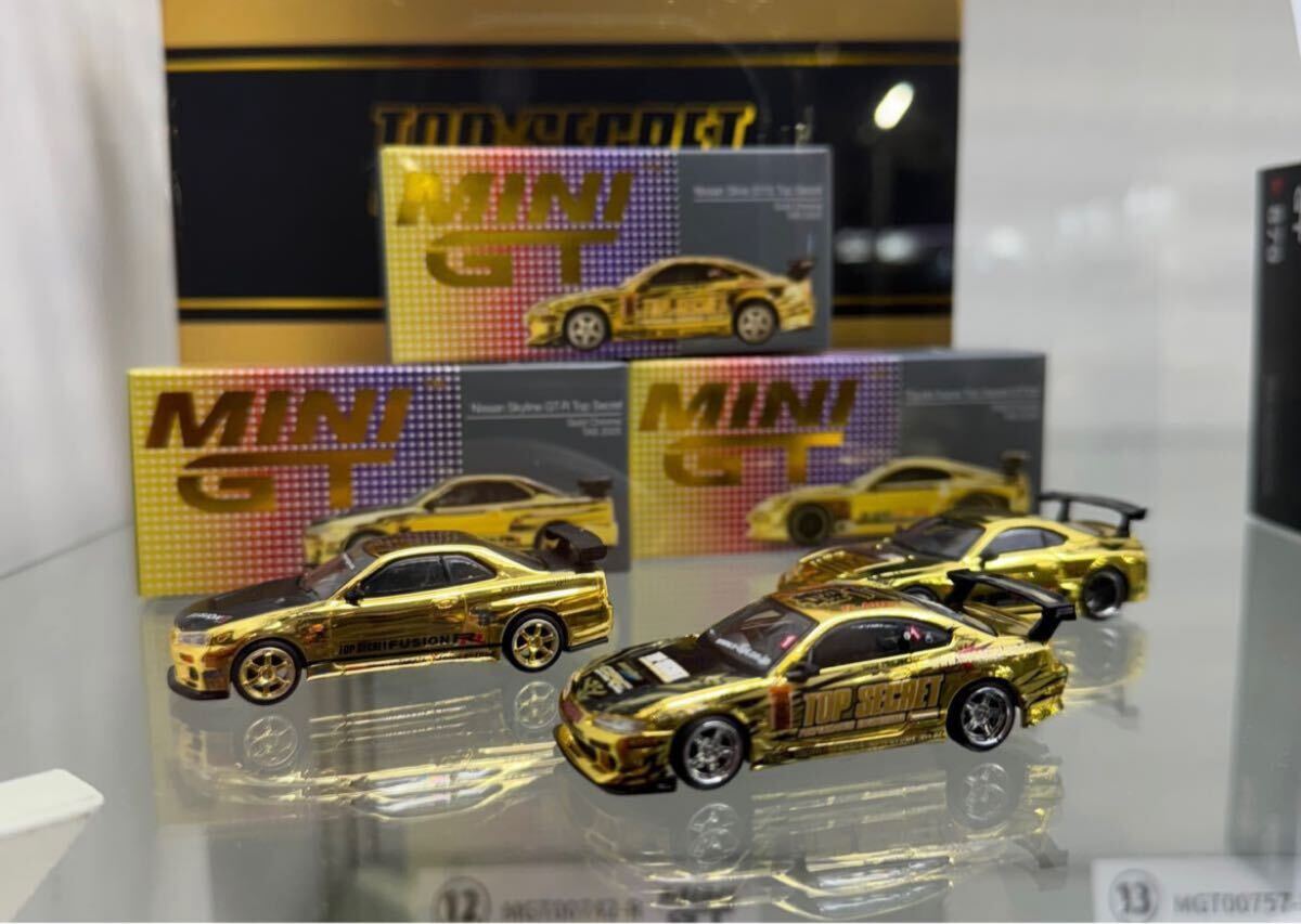 MINI GT TOP SECRET 東京オートサロン2025 ミニカー 3台 TOKYO AUTO SALON 2025限定のMINI GT製TOP SECRETミニカー3台セット