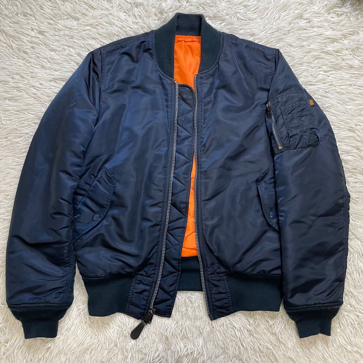 希少カラー ALPHA INDUSTRIES アルファ MA-1 フライトジャケット 