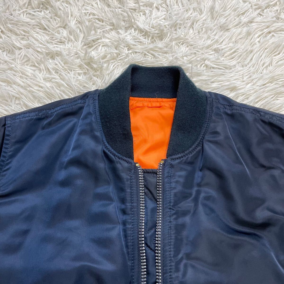 希少カラー ALPHA INDUSTRIES アルファ MA-1 フライトジャケット 