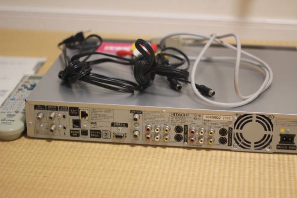 動作品　HITACHI DV-DH250T 日立ハイビジョンHDD/DVDレコーダー_3