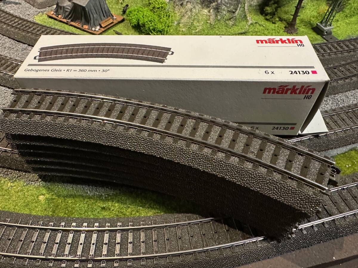 ☆即決！メルクリン marklin 24130 CトラックカーブレールR1×6本セット
