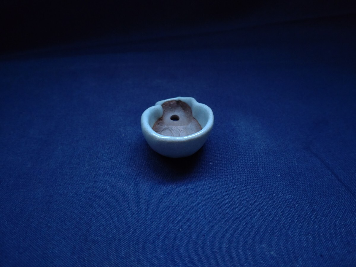 珍品瓢箪鉢《一蒼》宗像一蒼 ミニ盆栽鉢　ミニ鉢 超ミニ_2
