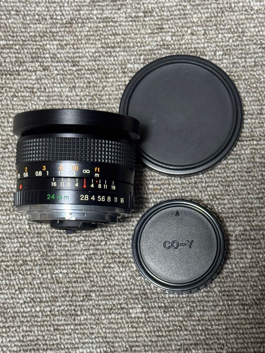 YASHICA ML 24mm F2.8 Yashica 24mm F⁄2.8 ML C⁄Y Mount Lens {62