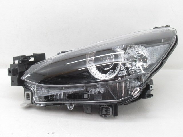 良品》 MAZDA2 マツダ2 DJ5FS DJ5AS 純正 左 ヘッドライト LED 刻印 MJ