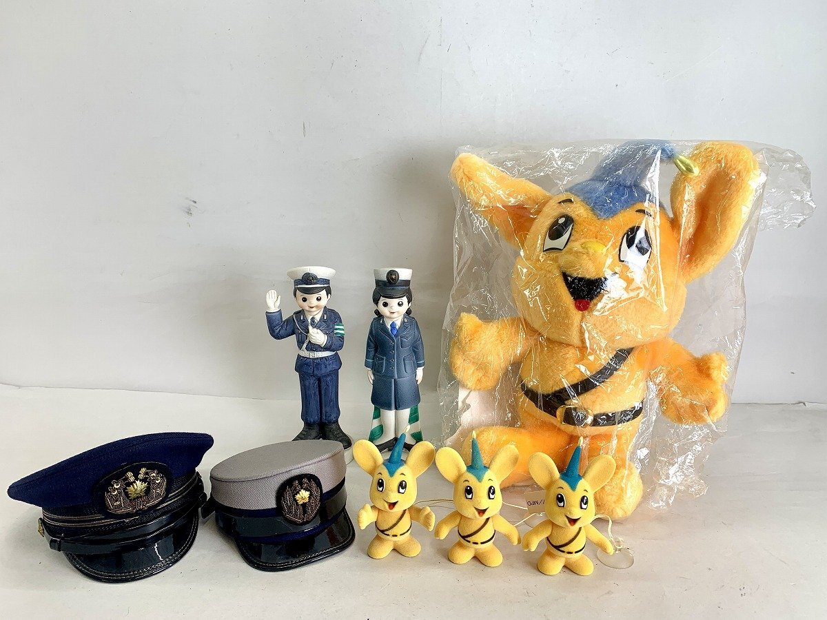 警視庁グッズ ピーポくん ミニ制帽 陶器人形[03-5419 - 非売品 ピーポ 