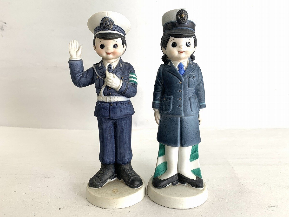 警視庁グッズ ピーポくん ミニ制帽 陶器人形[03-5419 - 非売品 ピーポ 