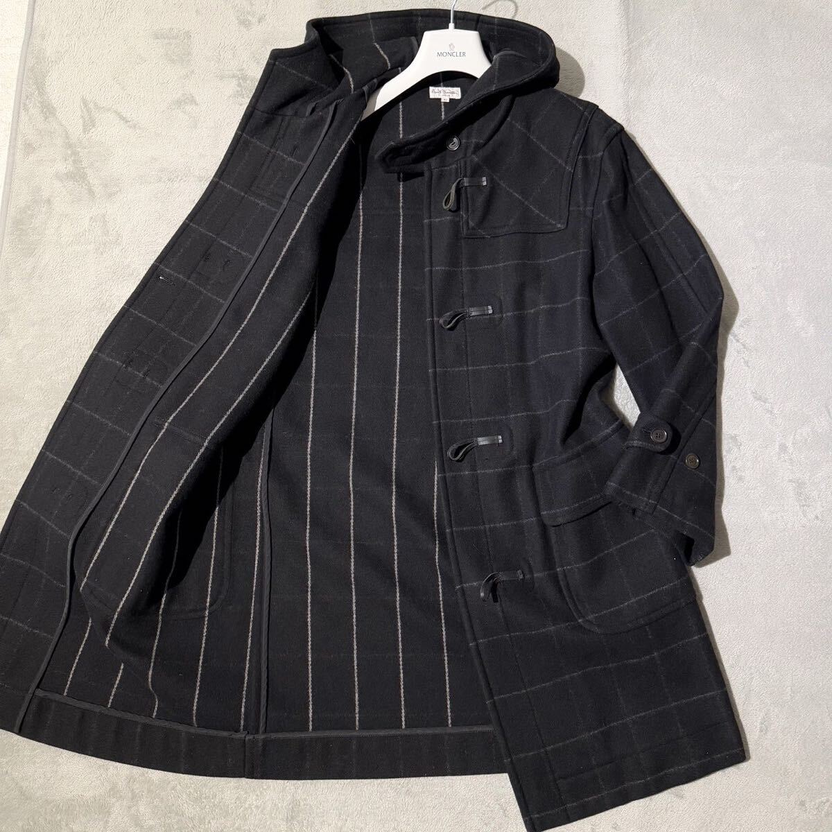 Lサイズ☆Paul Smith ポールスミス ダッフルコート フード ロング丈