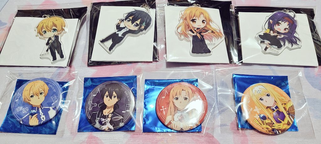 ソードアート・オンライン SAO フィルム オーケストラ キリト アスナ ユージオ アリス ユウキ バッジ キーホルダー グッズセット ソードアート・オンライン フィルムオーケストラコンサート 0 ｿｰﾄﾞｱｰﾄ・ｵﾝﾗｲﾝ ライブアルバム「ソードアート・オンライン ソードアートオンライン」フィルムオーケストラコンサート