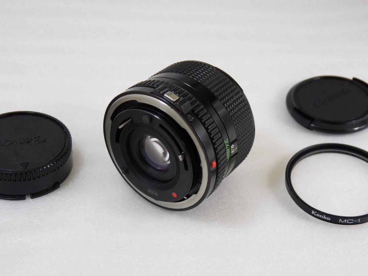 やや難あり】MF 広角単焦点レンズ CANON New FD LENS 24mm F2.8