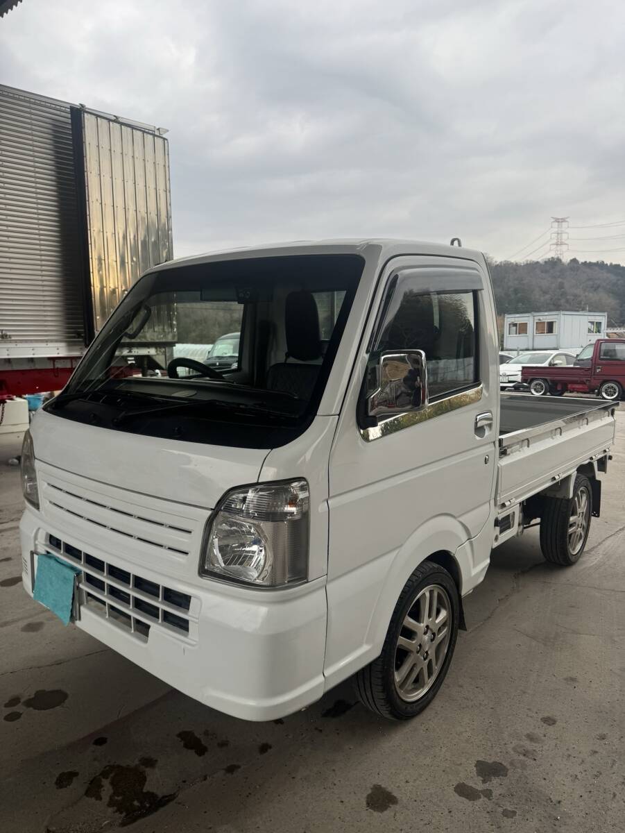 三菱 ミニキャブトラック 軽トラ極上車 4WD車検1年以上あり ナビ付き