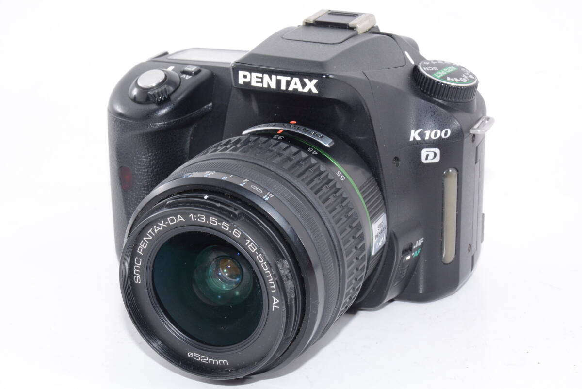 Pentax K100D SMC Pentax-DA w⁄ 18-55mm DSLR DIGITAL CAMERA Lens 