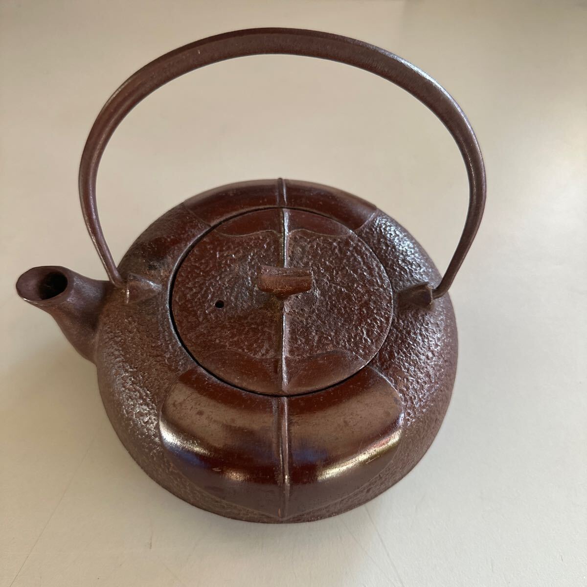 純銀製 菊文様 唐木手 急須 銀瓶 煎茶道具 鉄瓶 南部鉄器 岩鋳