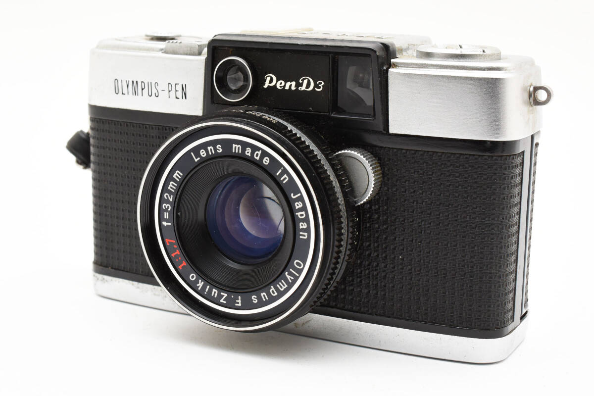 カメラ 【極上美品・返品保証】Olympus Pen D3 コンパクトフィルムカメラ