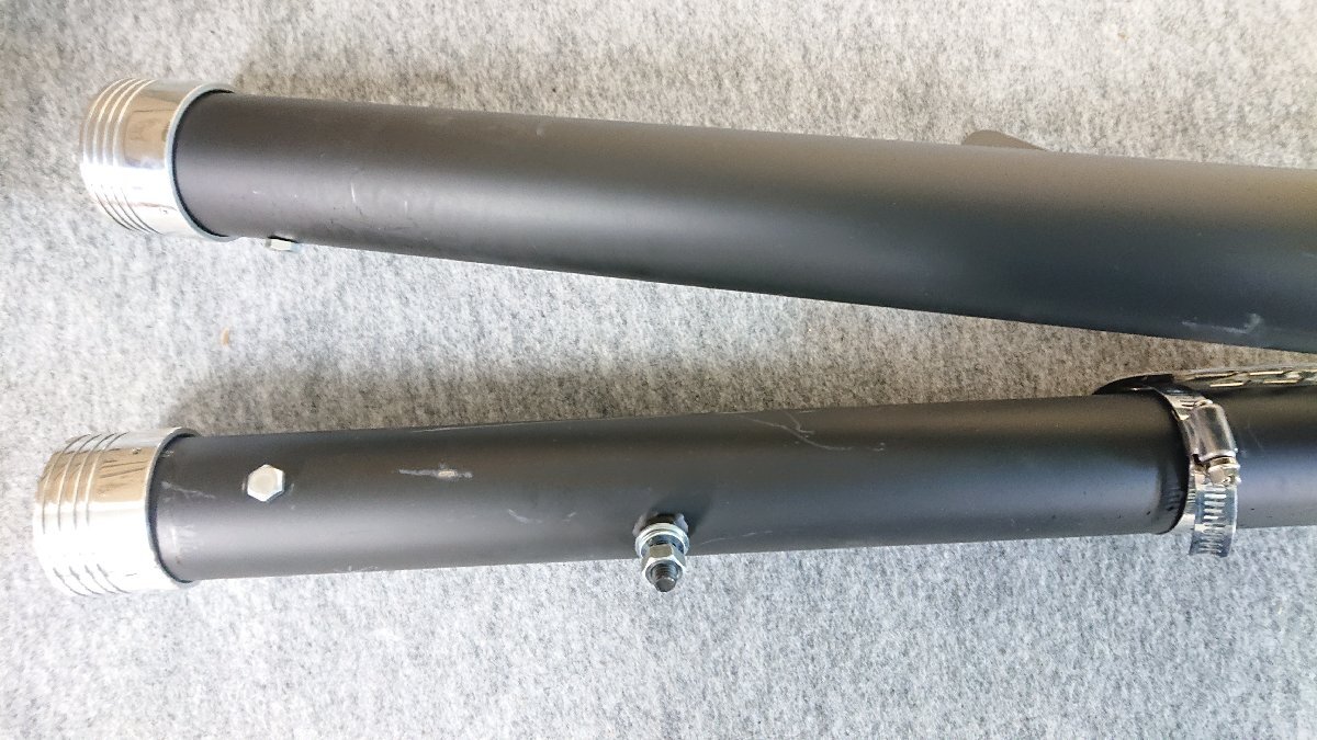 ガレージT＆F製Vツインマグナ250 マフラー 社外 中古 バイク 部品 MC29 