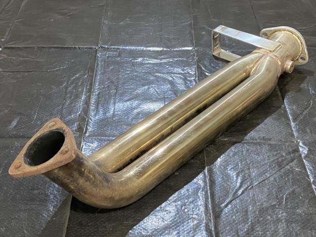 最安値，格安 180SX E-RPS13 メーカー不明 フロントパイプ デュアル シルビア/S13/S14/S15/エキゾーストパイプ/マフラー(エキマニ、フロントパイプ)｜売買されたオークション情報、yahooの商品情報をアーカイブ 日産用