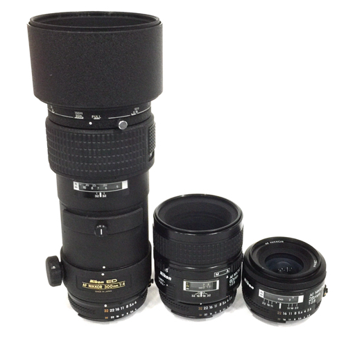 1円 Nikon AF NIKKOR 300mm 1:4 ED 28mm 1:2.8 MICRO NIKKOR 60mm 1: