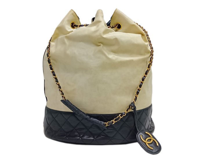 CHANEL シャネル マトラッセ チェーン ショルダー 巾着 バッグ 