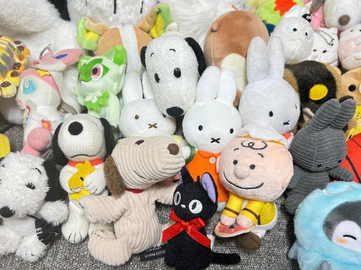 まとめ売り/ぬいぐるみ ちいかわ/ポケモン/スヌーピー/ミッフィー