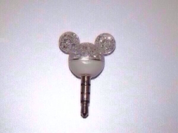 ドコモ ディズニーモバイル 純正 スマホピアス ミッキー 新品_1