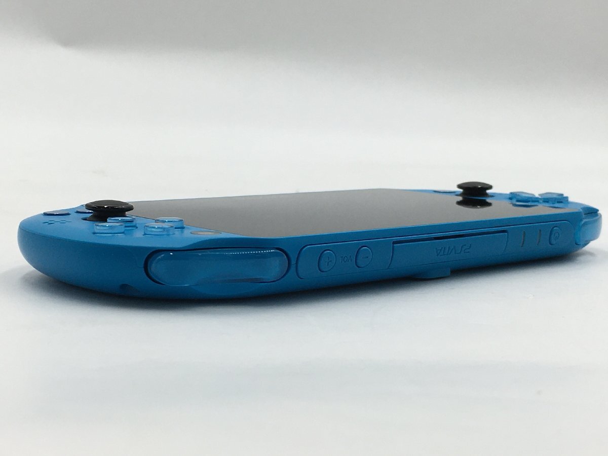 ♪△【SONY ソニー】PS Vita PlayStation Vita アクアブルー 箱付き 