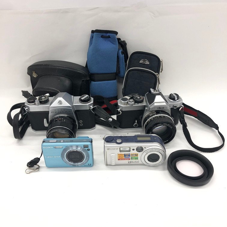 デジカメ4台まとめ SONY Panasonic Nikon PENTAX デジタルカメラ フィルムカメラ 4点まとめ SONY Cyber-shot / Nikon