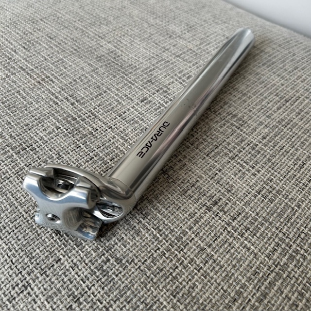 【中古品】DURA-ACE SP-7410 26.8㎜×245㎜ 未カット ☆Shimano DURA-ACE(デュラエース) SP-7410 26.8㎜ シートピラー