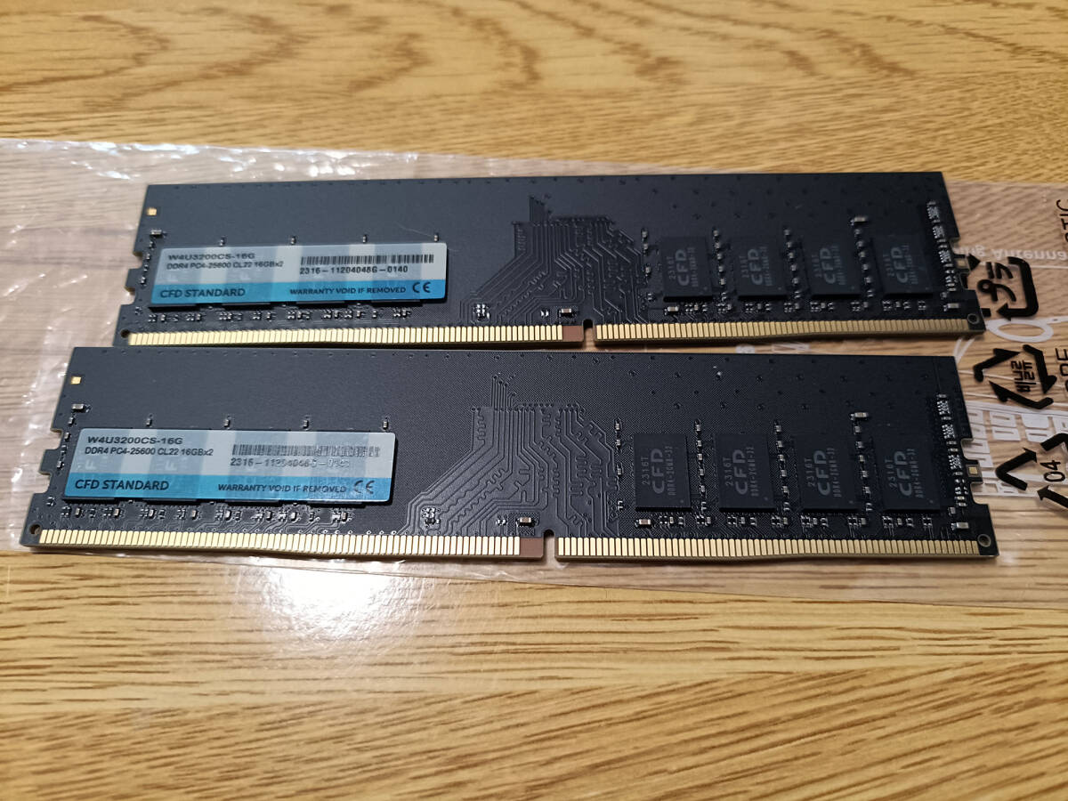 新品CFD DDR4 PC4-25600 16GB2枚組 Amazon | CFD販売 Panram