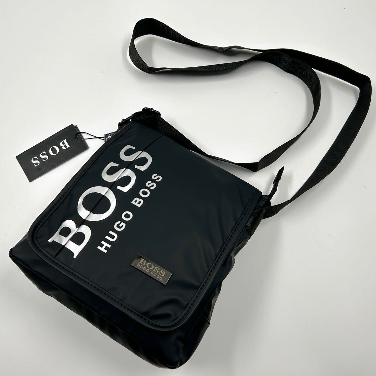 HUGO BOSS ヒューゴボス オールレザー メッセンジャーバッグ