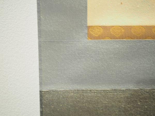 結】時代物掛け軸 ◇真作 肉筆 朝顔 奥田 秋苑 作 尺五幅横