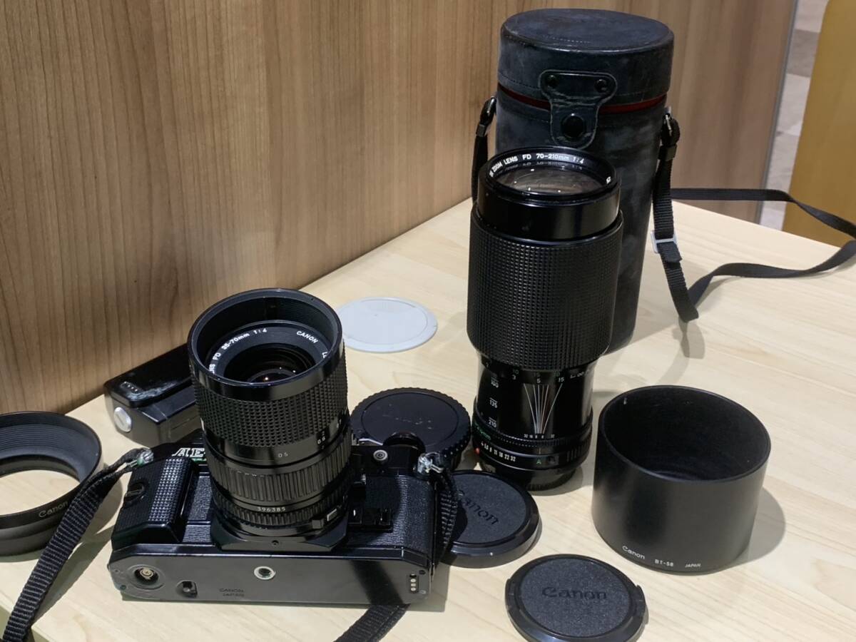 51-2】CANON キャノン AE-1 PROGRAM/ZOOM LENS FD 35-70mm F4/FD 70-210