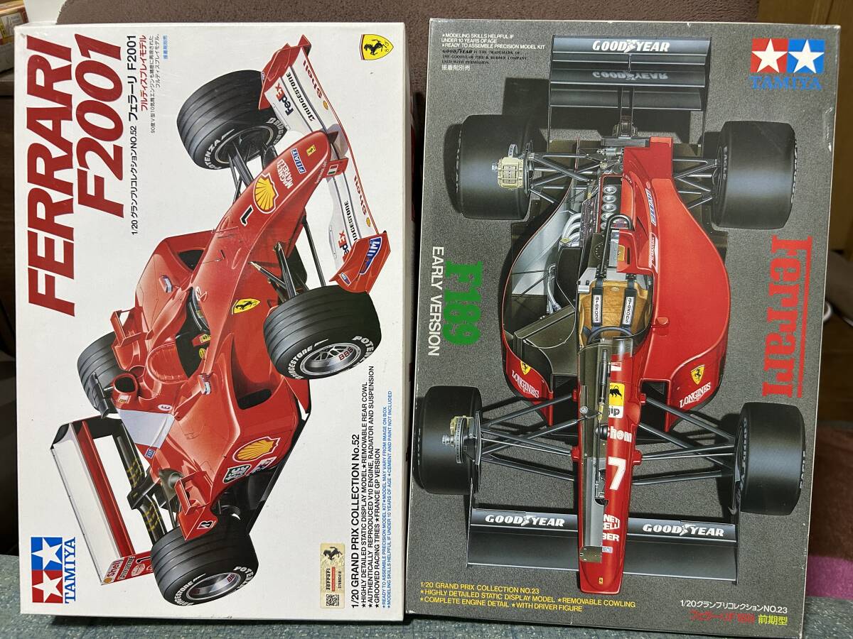 タミヤ 1/20 フェラーリF1 2種類 未組立(フォーミュラ)｜売買された 