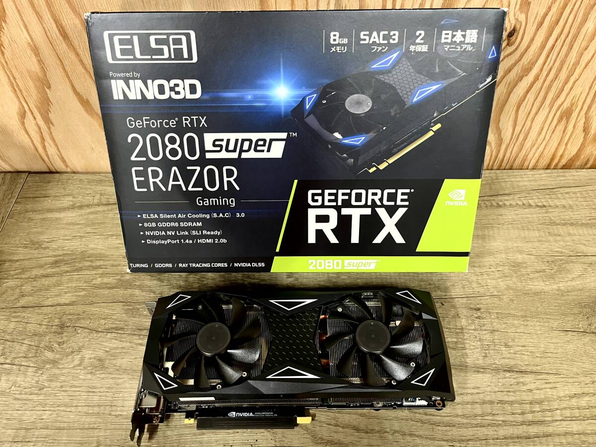 cpha 04 ELSA ERAZOR GeForce RTX 2080 SUPER GD2080-8GERSES【中古