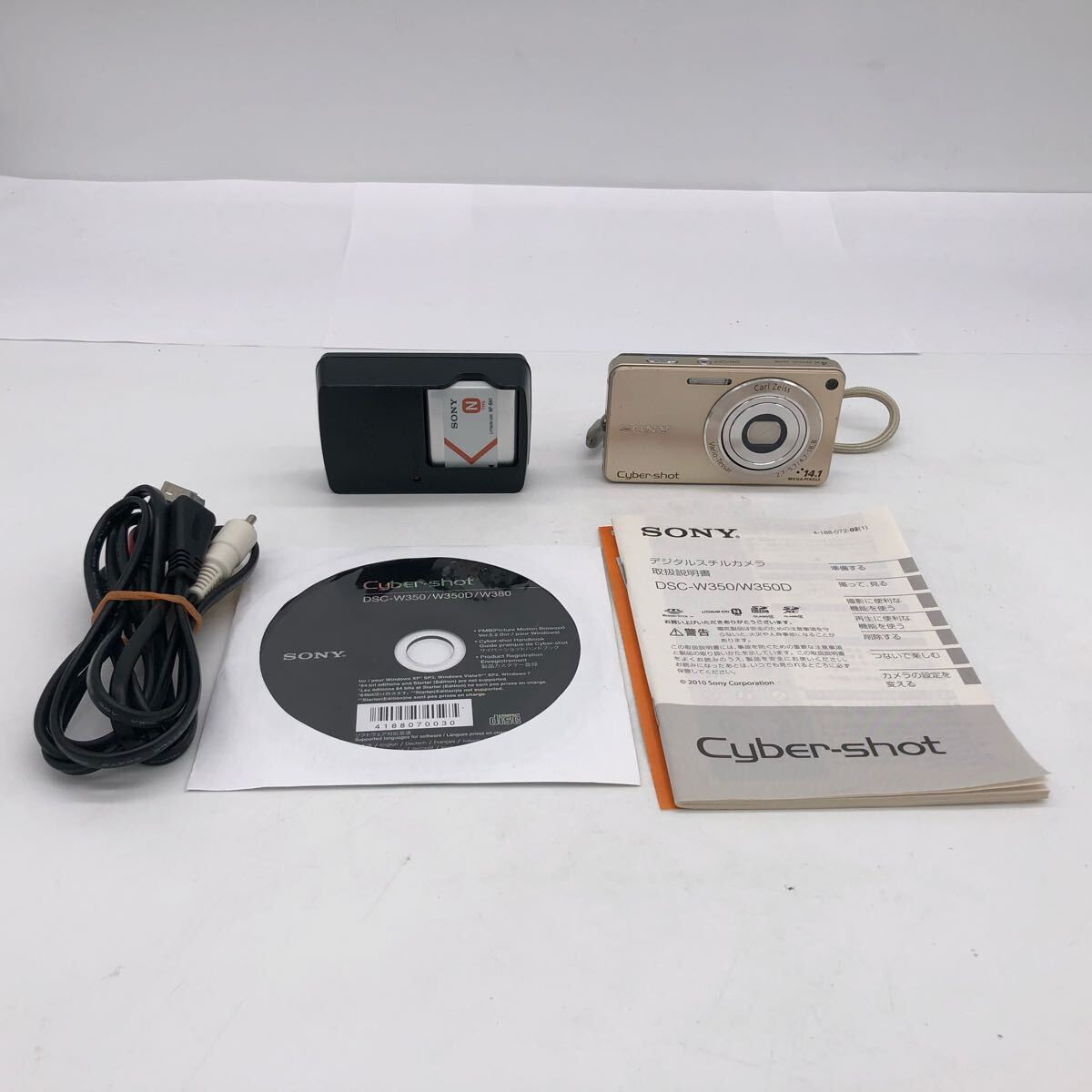 SONY ソニー Cyber-Shot サイバーショット DSC-W350 ゴールド 