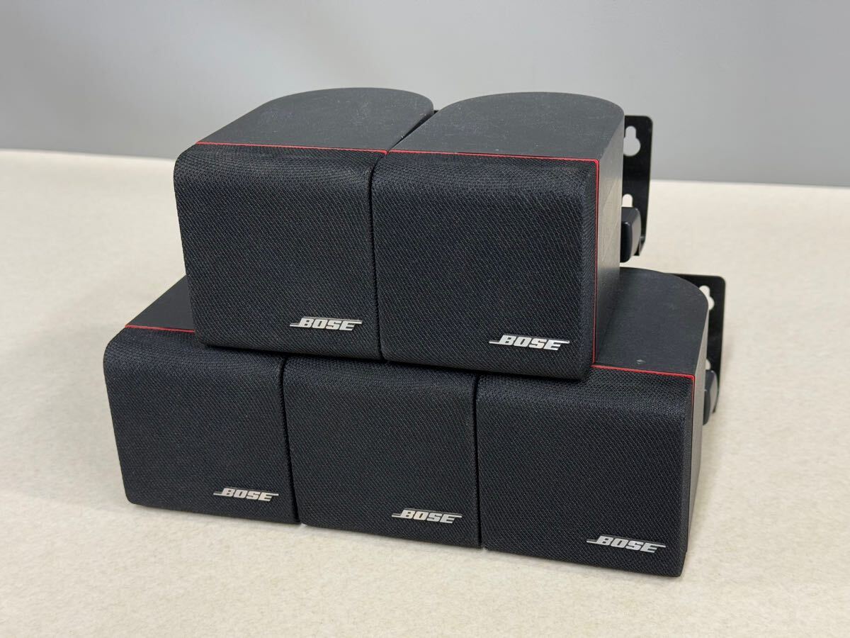 BOSE ボーズ ＣＵＢＥ（キューブ）　スピーカーシステム 【動作品　美品】 BOSE ボーズ キューブスピーカー サテライトスピーカー 5個セット 動作