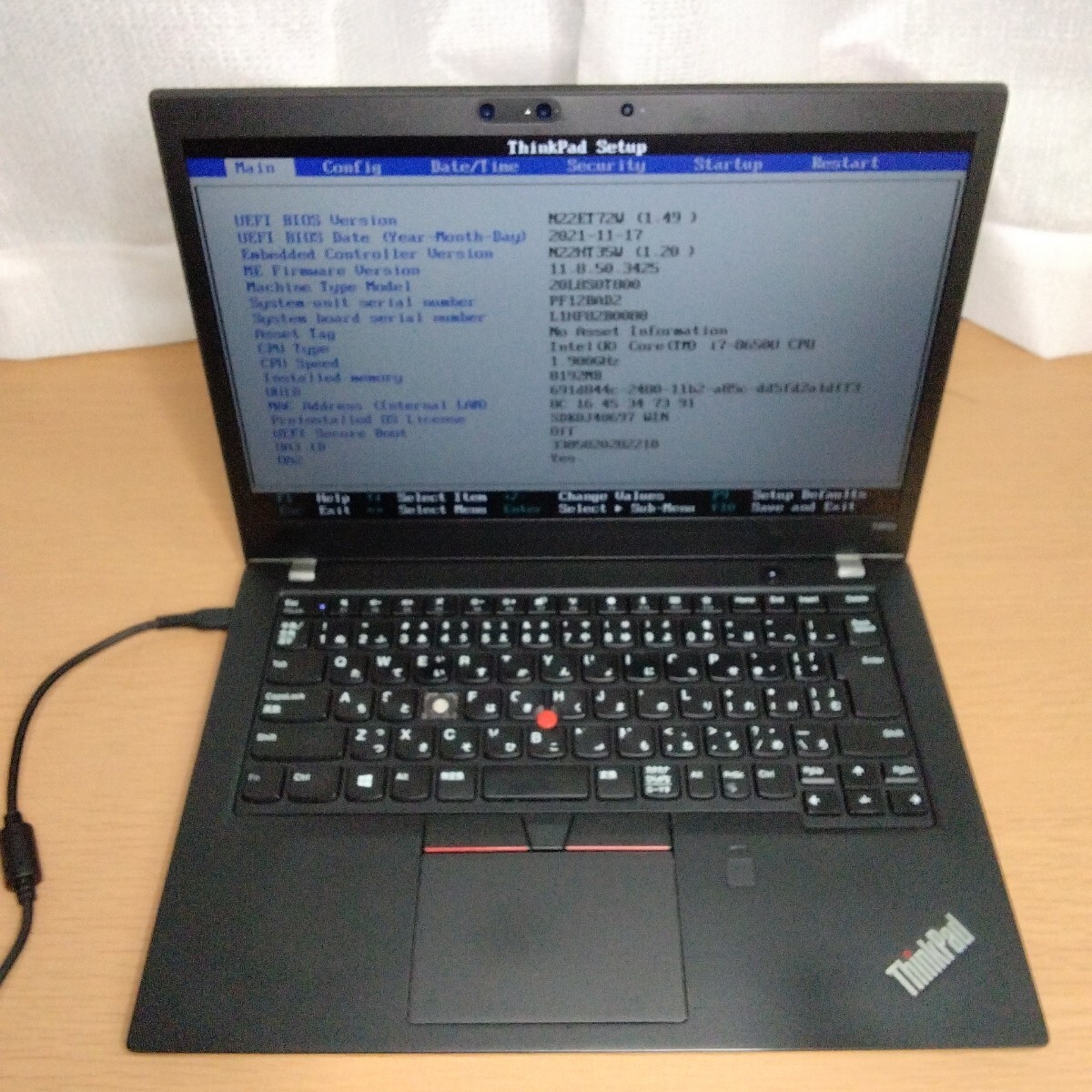 ThinkPad Lenovo T480s Core Business T480s⁄第八世代C レノボ Qoo10 