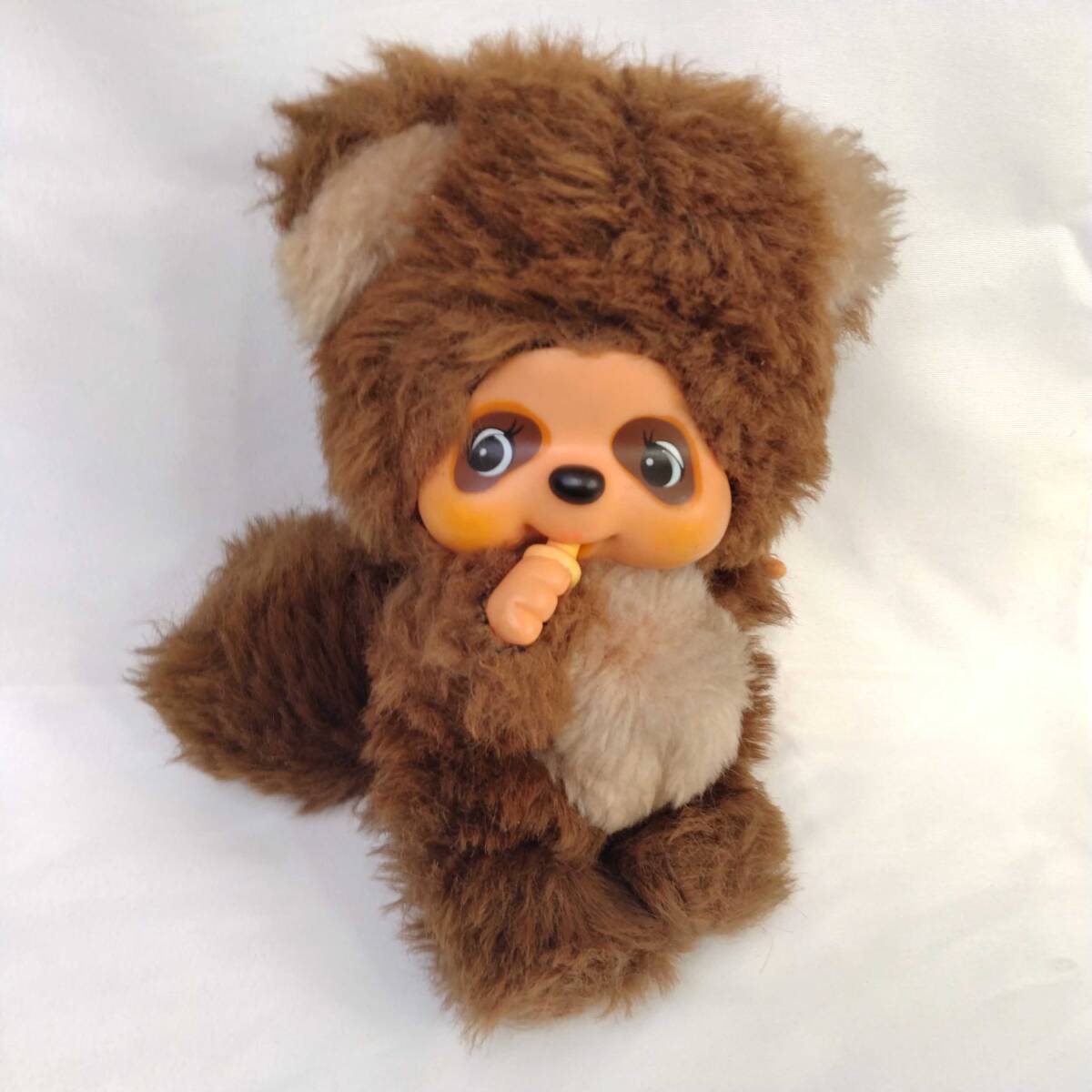 ☆70年代 レア/希少 セキグチ モンチッチ タヌタヌ ぬいぐるみ 約18cm