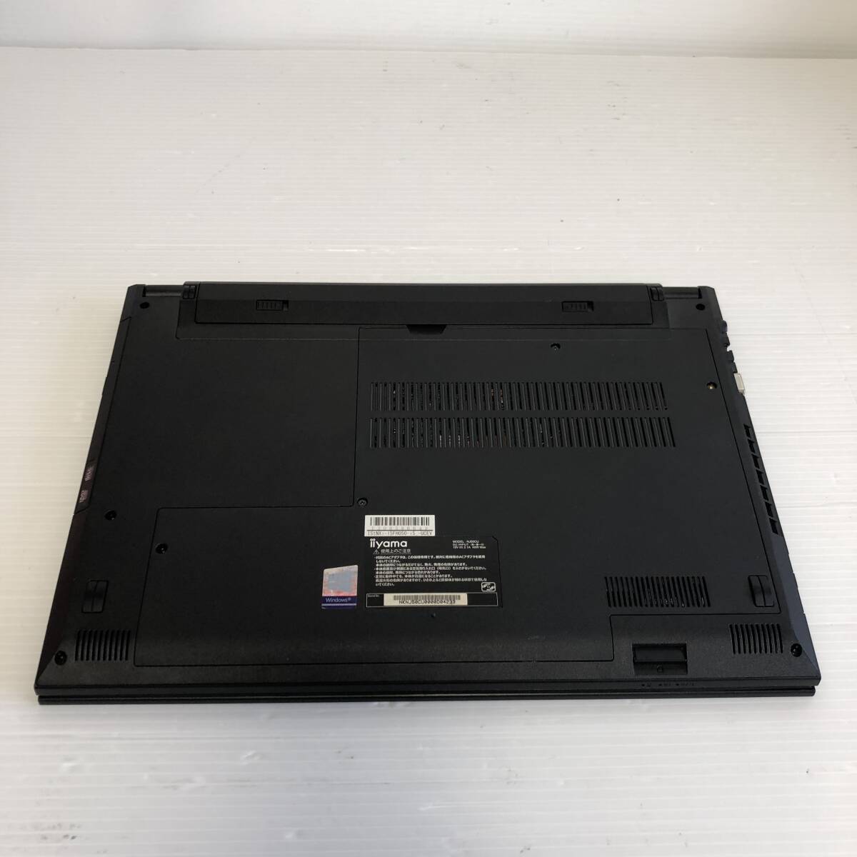 ジャンク品 iiyama ノートパソコン 13.3型 i5-8250U HDDSSD無し メモリ