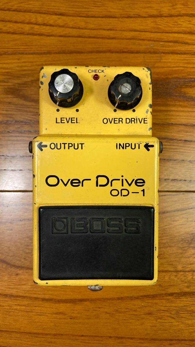 BOSS OD-1 銀ネジ　ジャンク ジャンク BOSS OD-1 s/n8200 銀ネジ Made in Japan ジャパン
