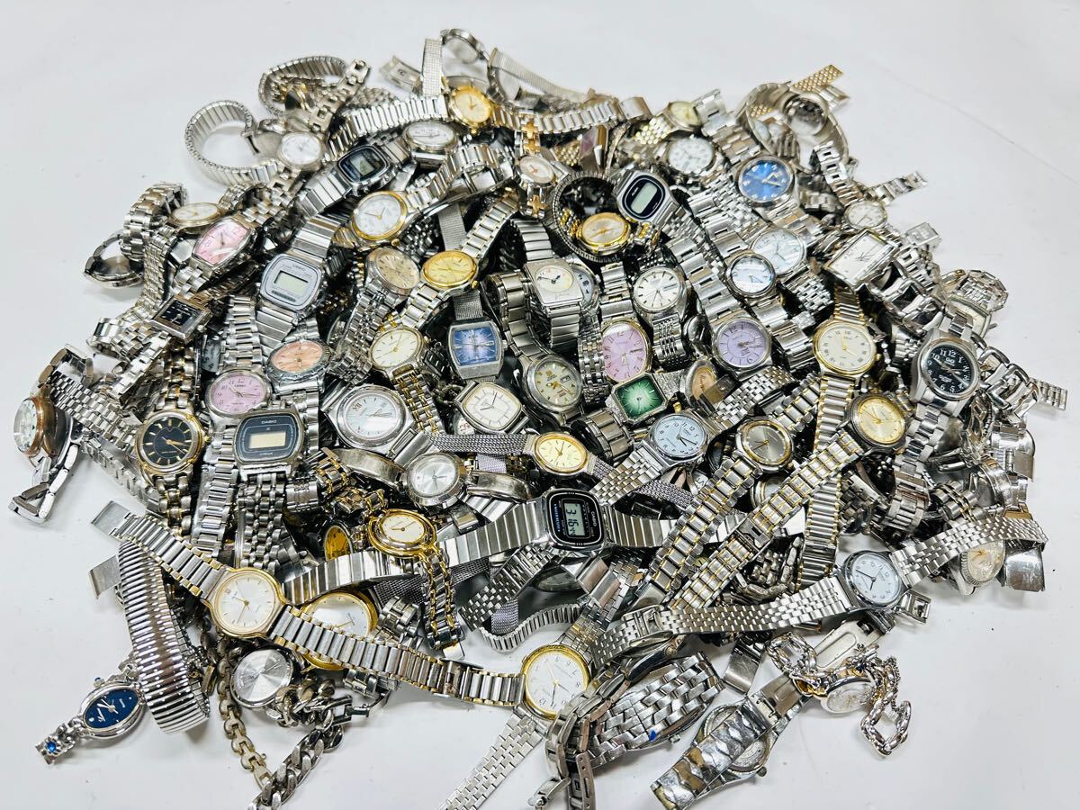 レディース 腕時計まとめて 大量 150本 セット SEIKO CYMA CITIZEN REGUNO WICCA RICOH agnes.b ELGIN 等 メタルバンド まとめH20_1