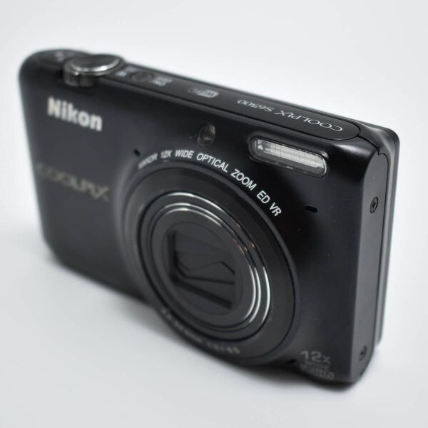 ■Nikon COOLPIX S6500 ブラック コンパクトデジタルカメラ Nikon デジタルカメラ COOLPIX S6500 光学12倍ズーム Wi-Fi対応 アクア
