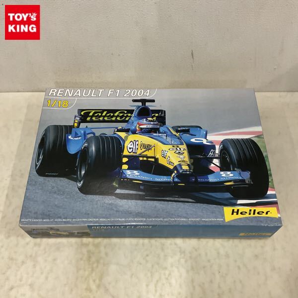 F1 Renault Heller 0 1⁄18 Model Kit R24 - Team RENAULT Maquette