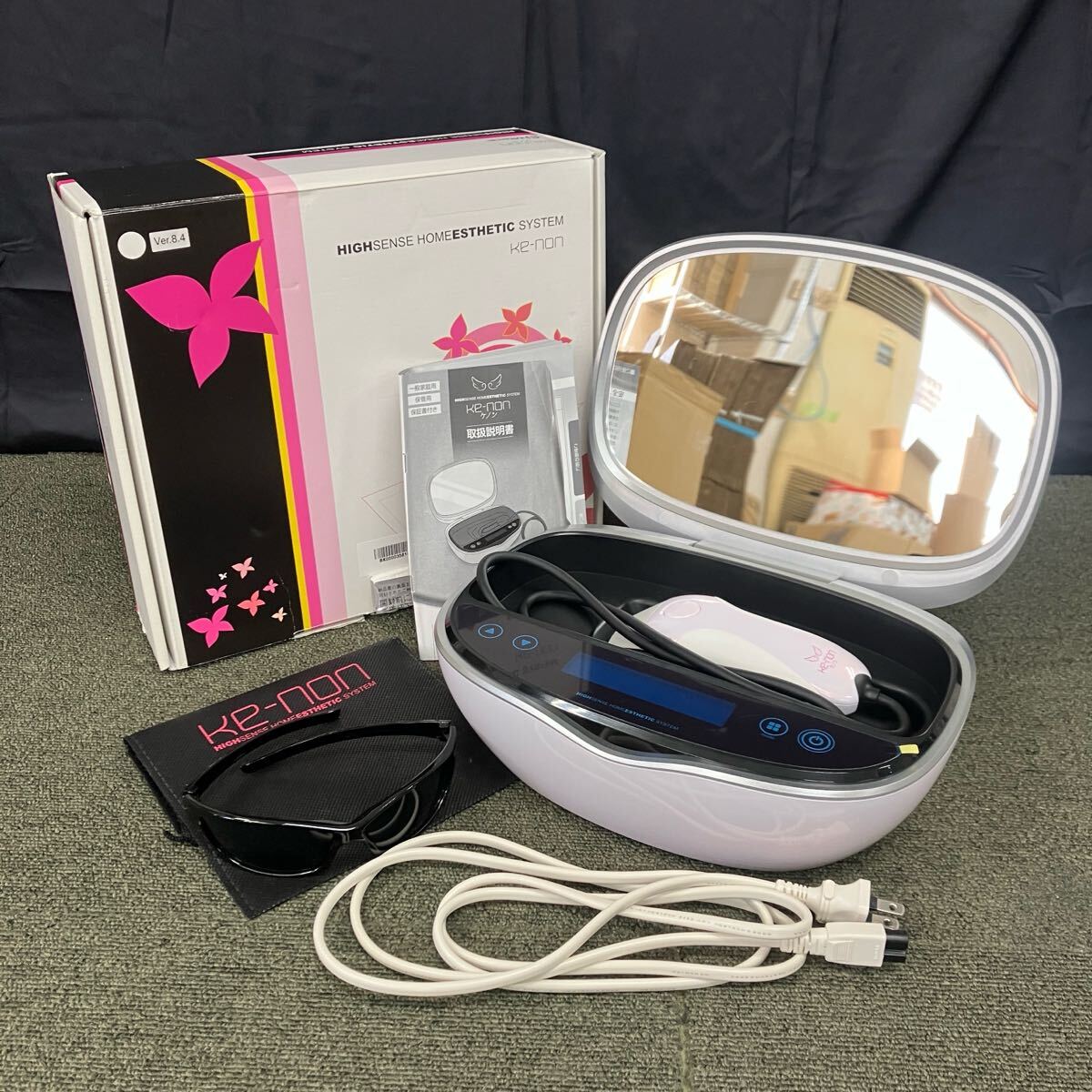 ○【売り切り】Mteck エムテック フラッシュ式脱毛器 Ke-non ケノン