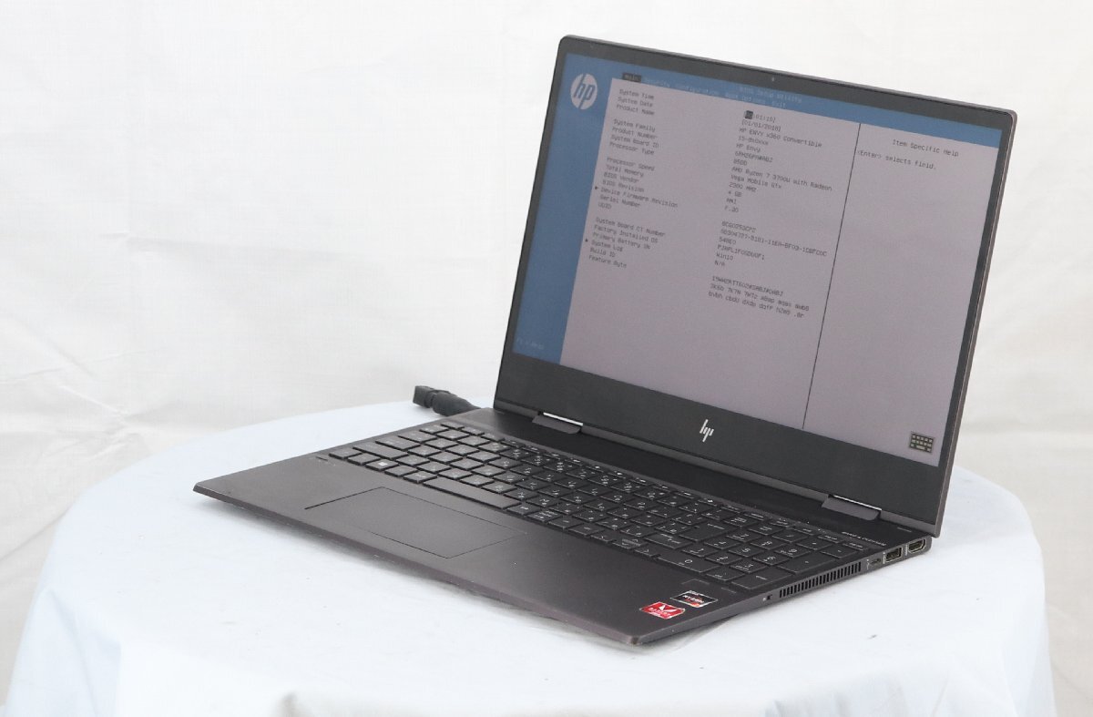 hp 15-ds0002AU ENVY x360 Convertible AMD Ryzen 7 3700U with Radeon
